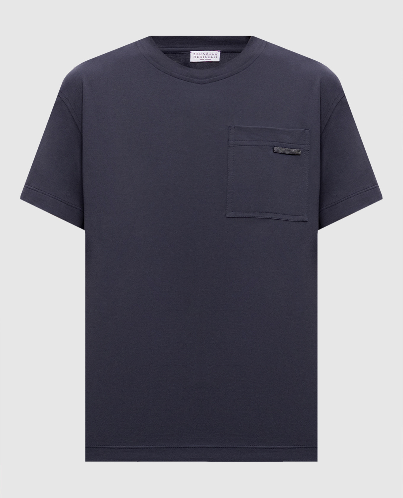 Blue T-shirt with chain