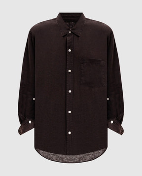 CITIZENS OF HUMANITY Brown linen shirt 92931680