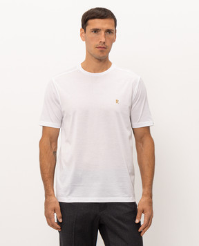 Stefano Ricci White straight-cut T-shirt MNH6105140TE0001