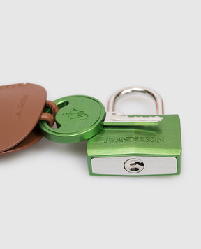 JW Anderson Green padlock for bag with logo AC0451FA0508w