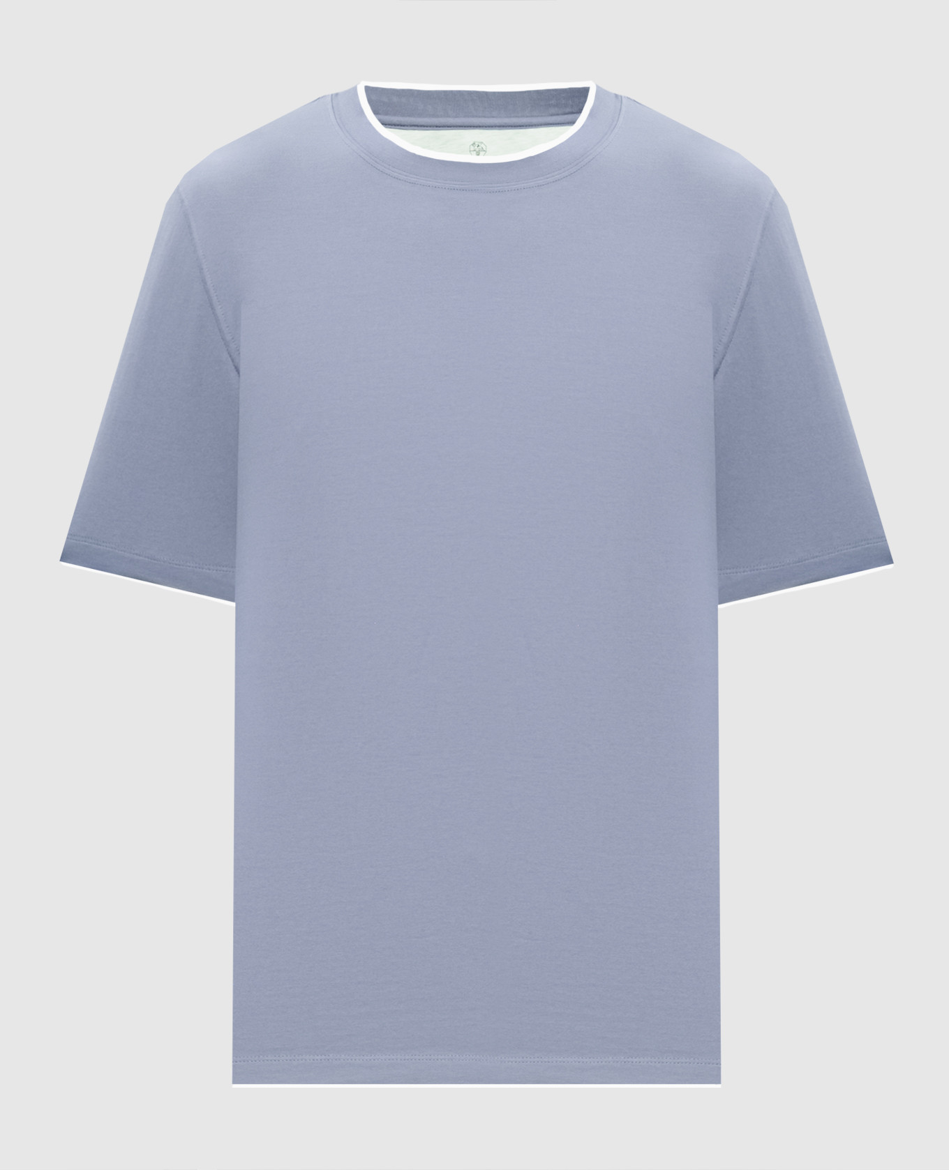 Blue layered T-shirt