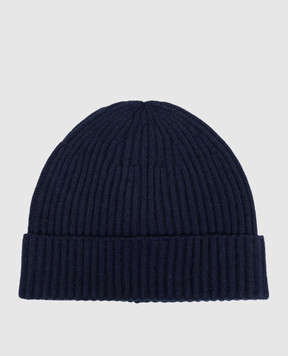 Brunello Cucinelli Blue cashmere hat M2293900