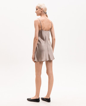 Dore & Rose Beige silk nightgown PREMIUMSILKSLIPDRESS
