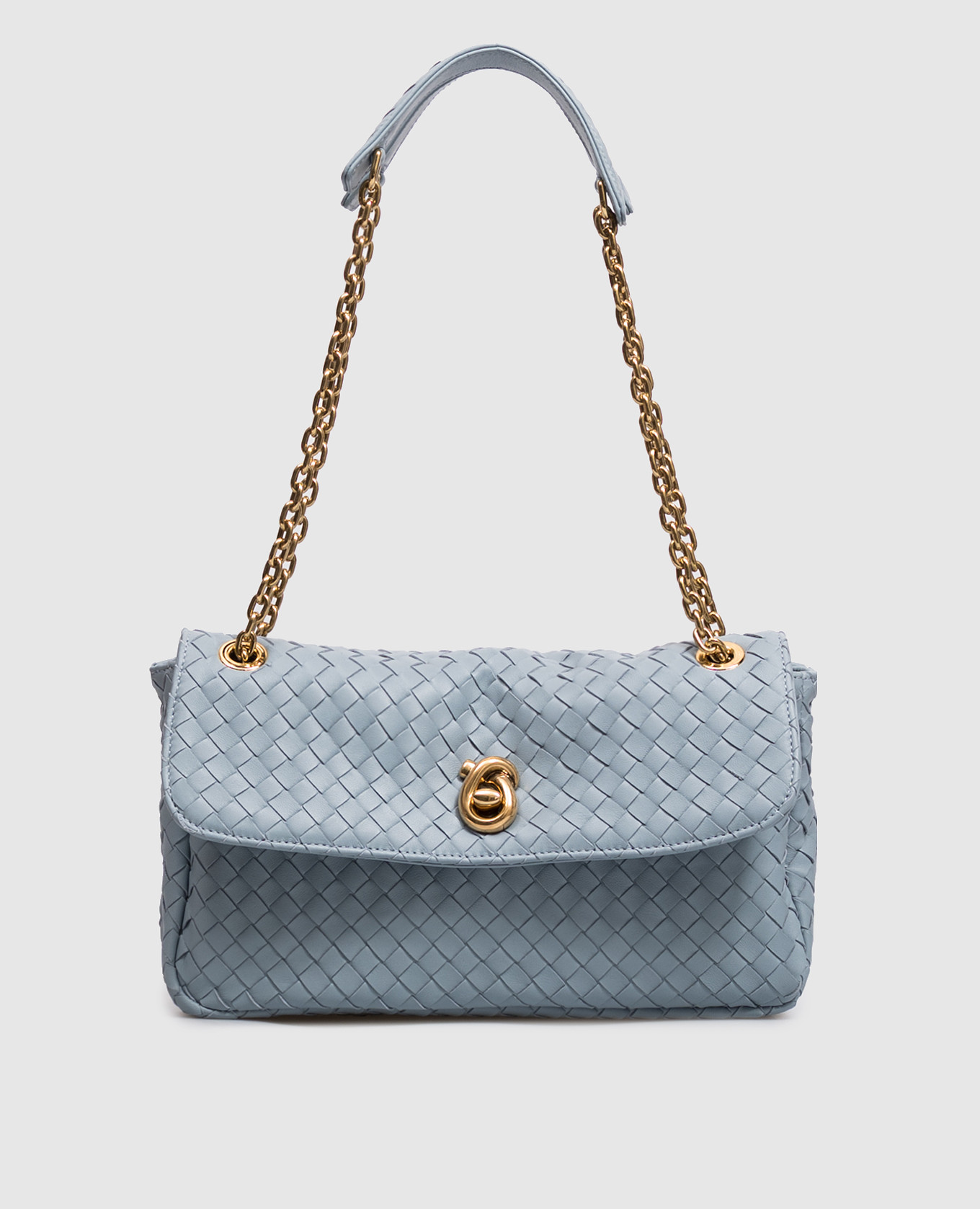 Madison blue leather bag