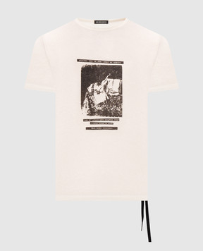 Ann Demeulemeester White T-shirt with print B0014218FA206