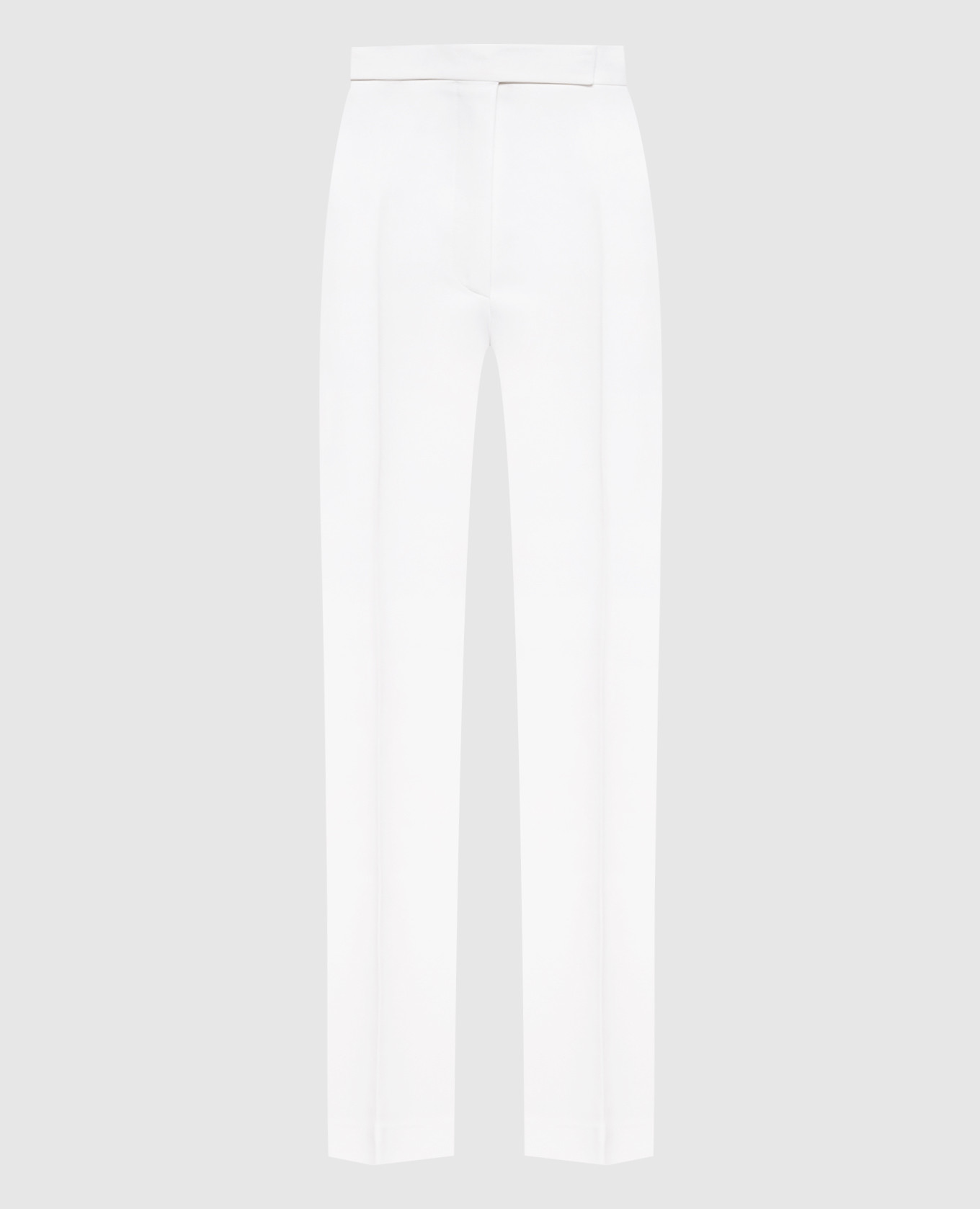 Ivory wool trousers