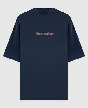 Vetements Blue T-shirt with print ME76TR214N