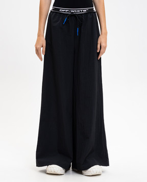 Off-White Black sweatpants with logo 2VI017F25FAB001