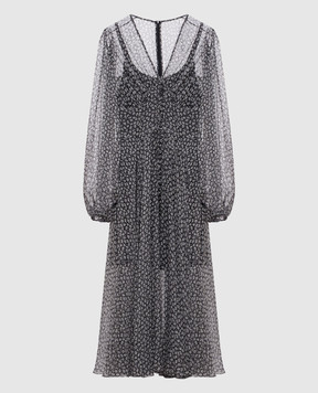 Dolce&Gabbana Black printed dress F632STIS165