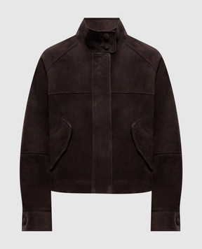 Babe Pay Pls Brown suede jacket 2616SUEDE