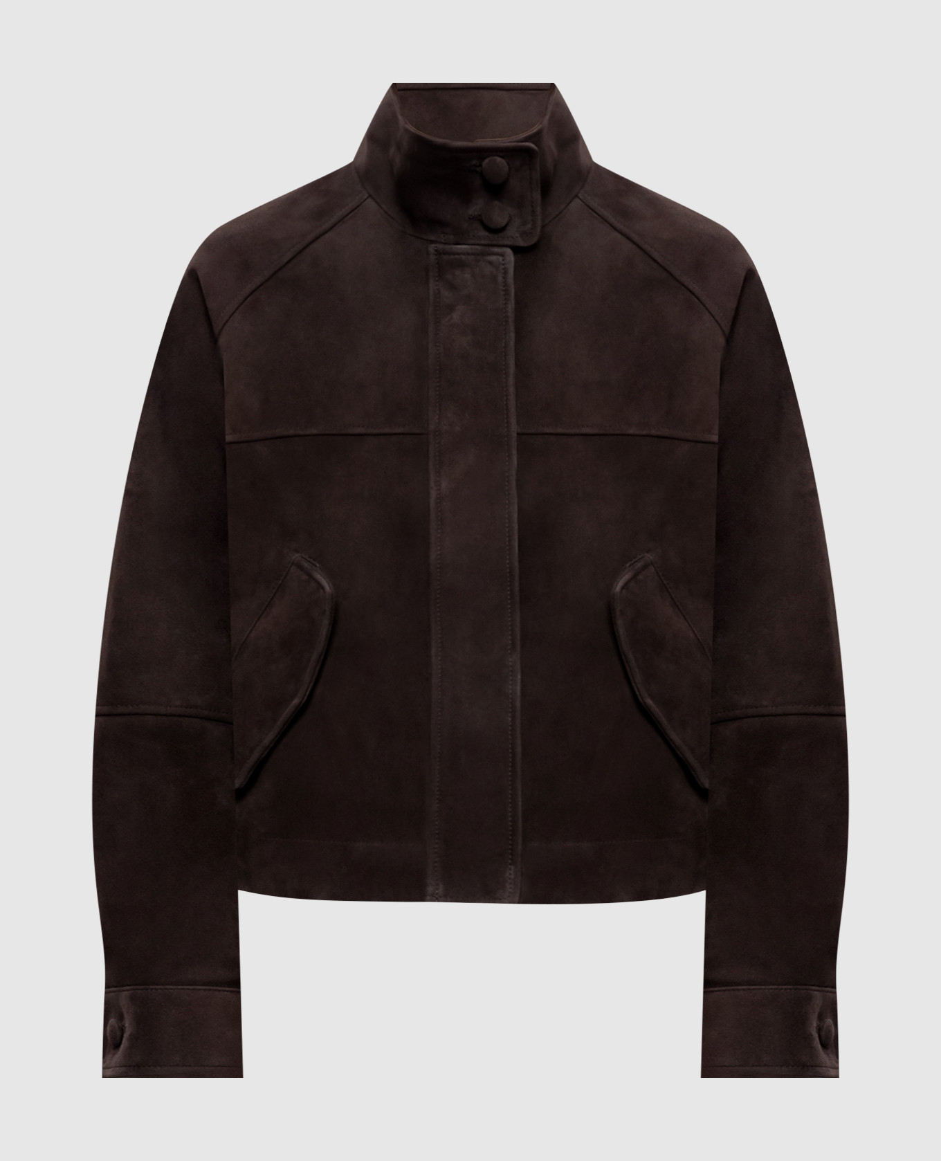 Brown suede jacket