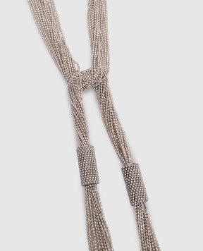 Peserico Silver necklace with monil chain A35526C0CC912