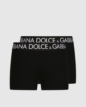 Dolce&Gabbana Set of black boxer shorts M9D70JONN97
