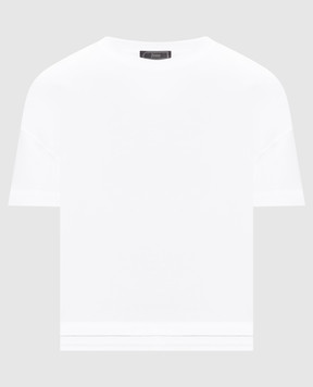 Herno White cotton T-shirt JG000264D52003