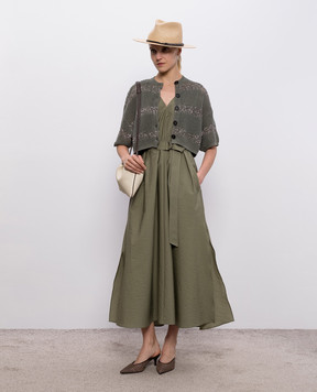 Brunello Cucinelli Green midi dress M0F79A5092