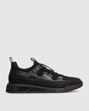 Stefano Ricci Black combination sneakers UR78G4273TSWYSN
