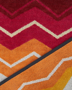 Missoni Home Hugo terry beach towel with logo 1H3SP99832