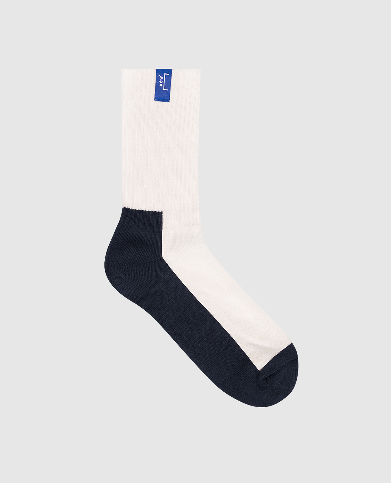 

White socks with logo patch A Cold Wall