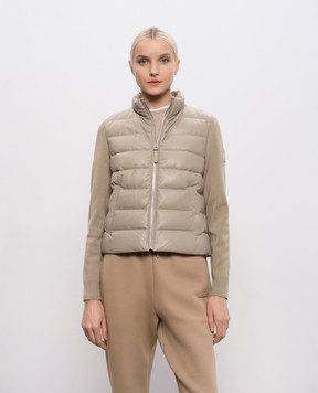 Mackage Beige LEELO combination jacket LEELO