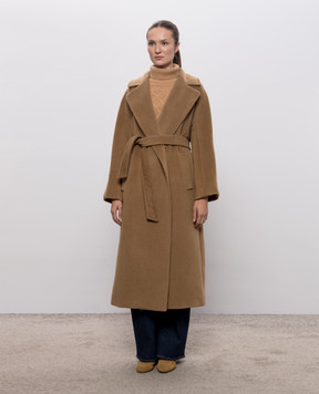Max Mara Weekend Brown TEMPERA alpaca wool coat WKDTEMPERA