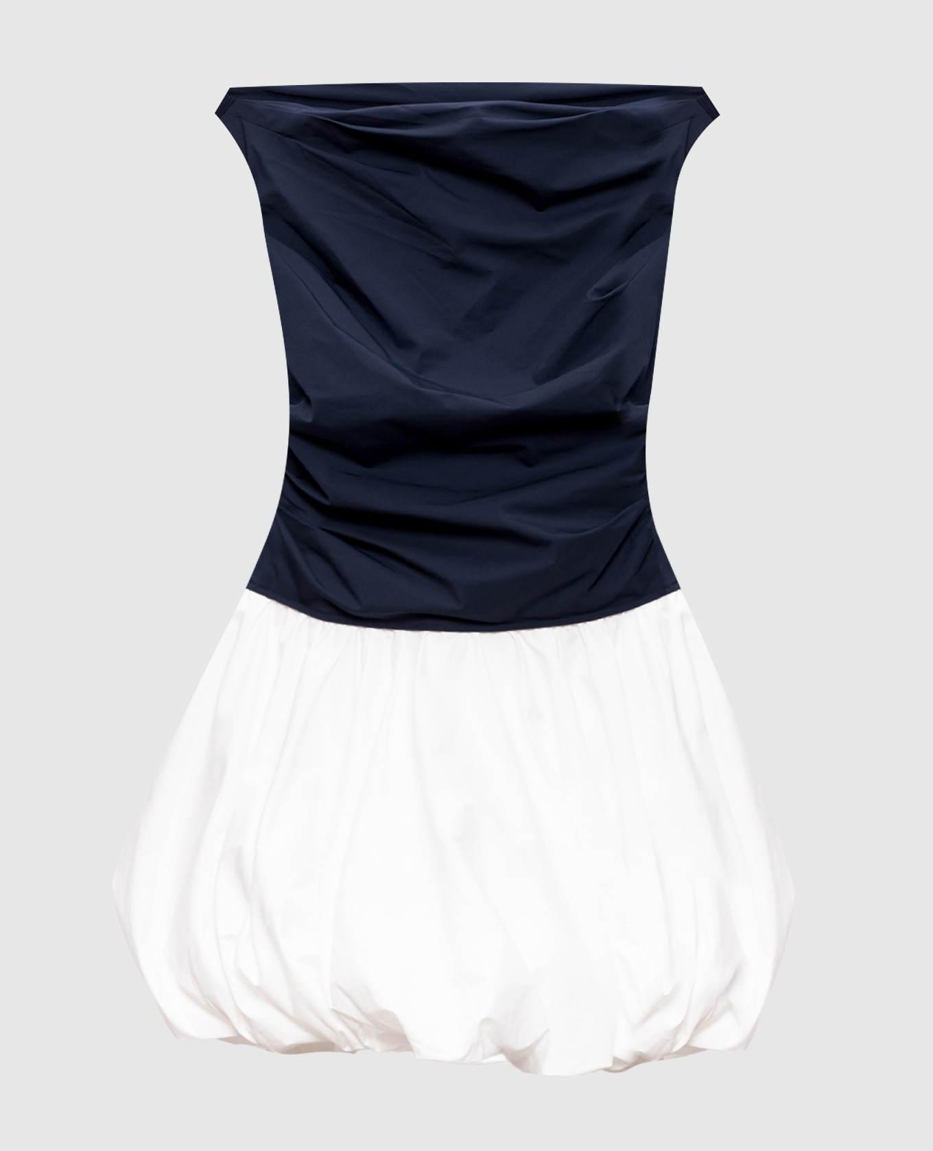 Salina dress with drapery