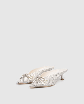 Jimmy Choo Auria crystal mules AURIAMULE50BTN