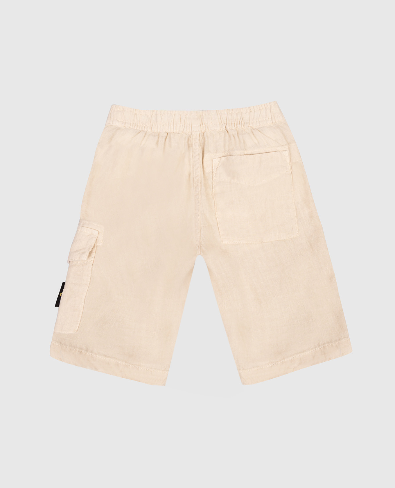 

Children's beige linen shorts Stone Island