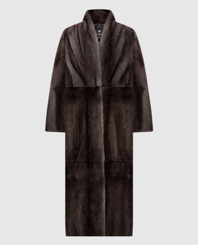 Fabio Gavazzi Brown mink fur coat FG2442PIVR