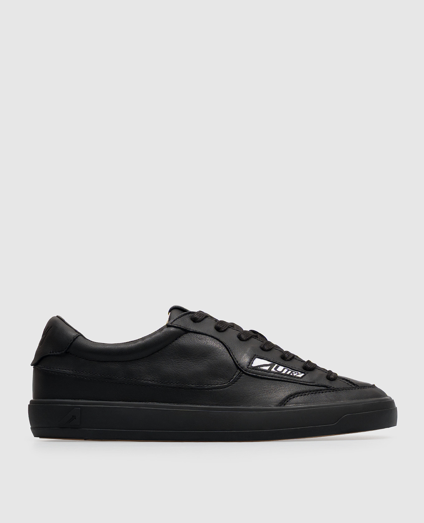 Black leather WINDSCAPE sneakers AUTRY