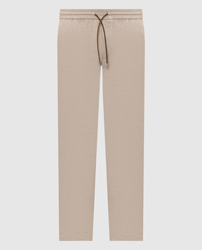 Sease Beige linen pants PT036TN403