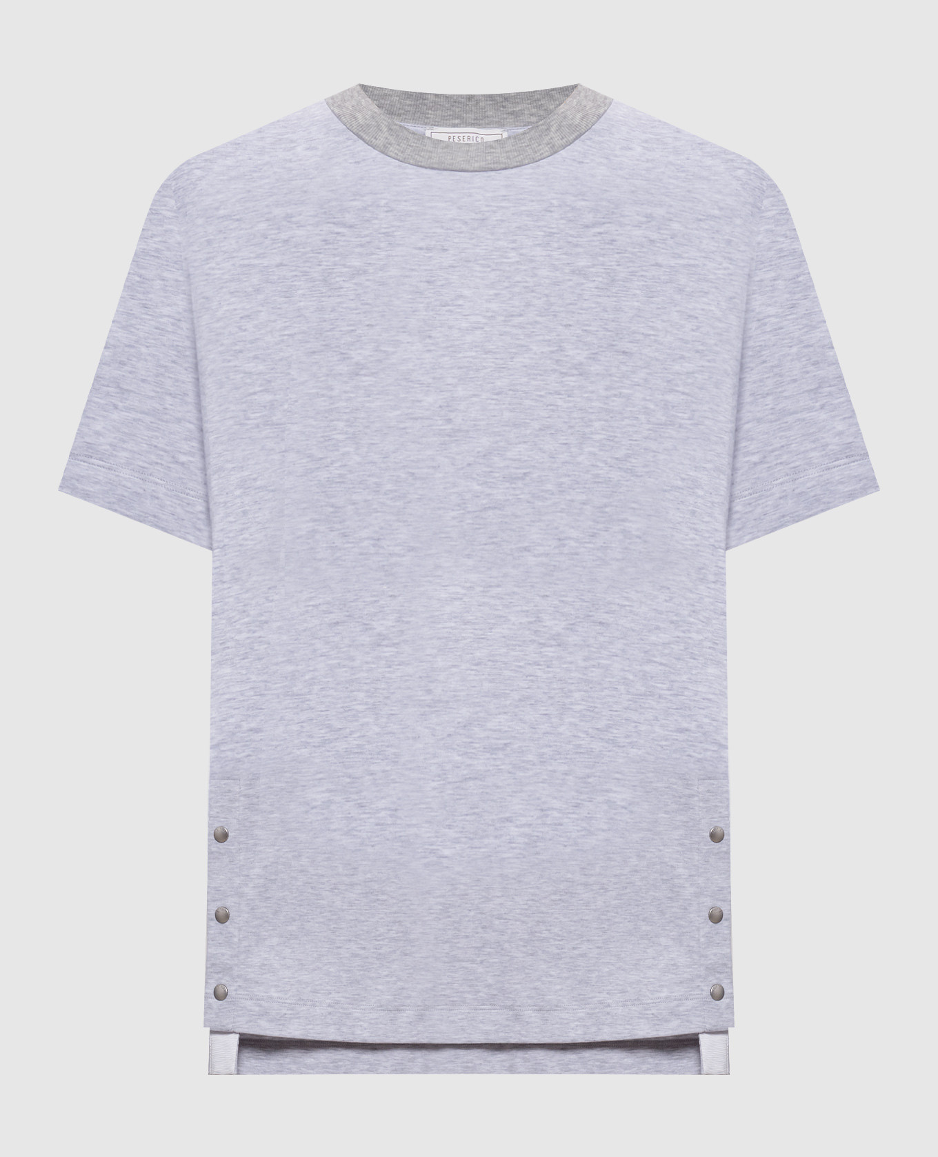 

Grey melange T-shirt Peserico