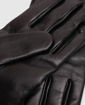 Gianni Chiarini Black leather gloves GNA1525NA