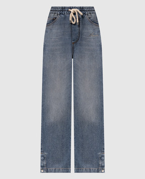 AMIRI Blue jeans with a worn effect AMBMJE1115