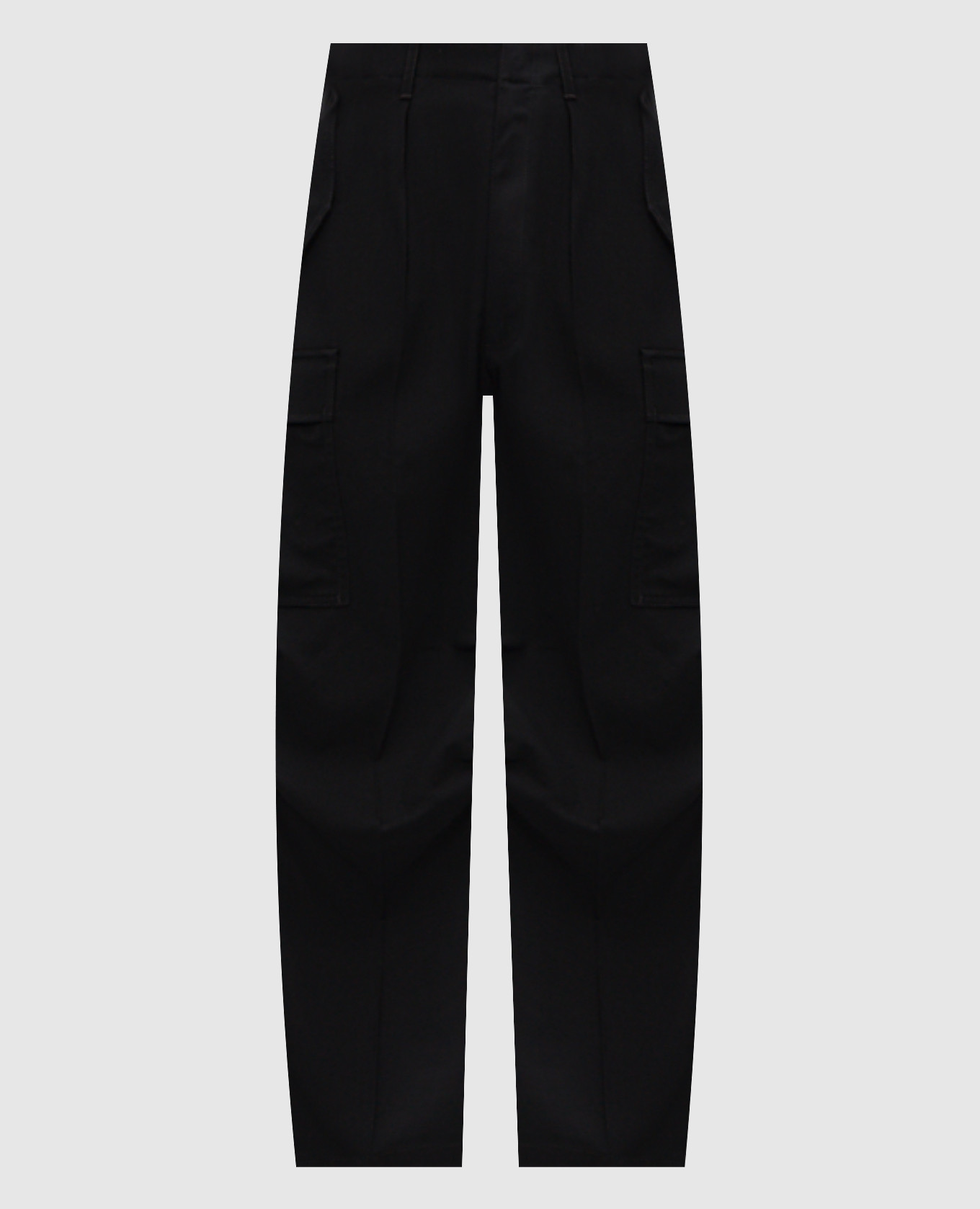 

Black wool, cashmere and silk cargo pants Tom Ford