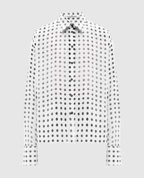 Ermanno Scervino Polka dot silk blouse D482K751XSQ
