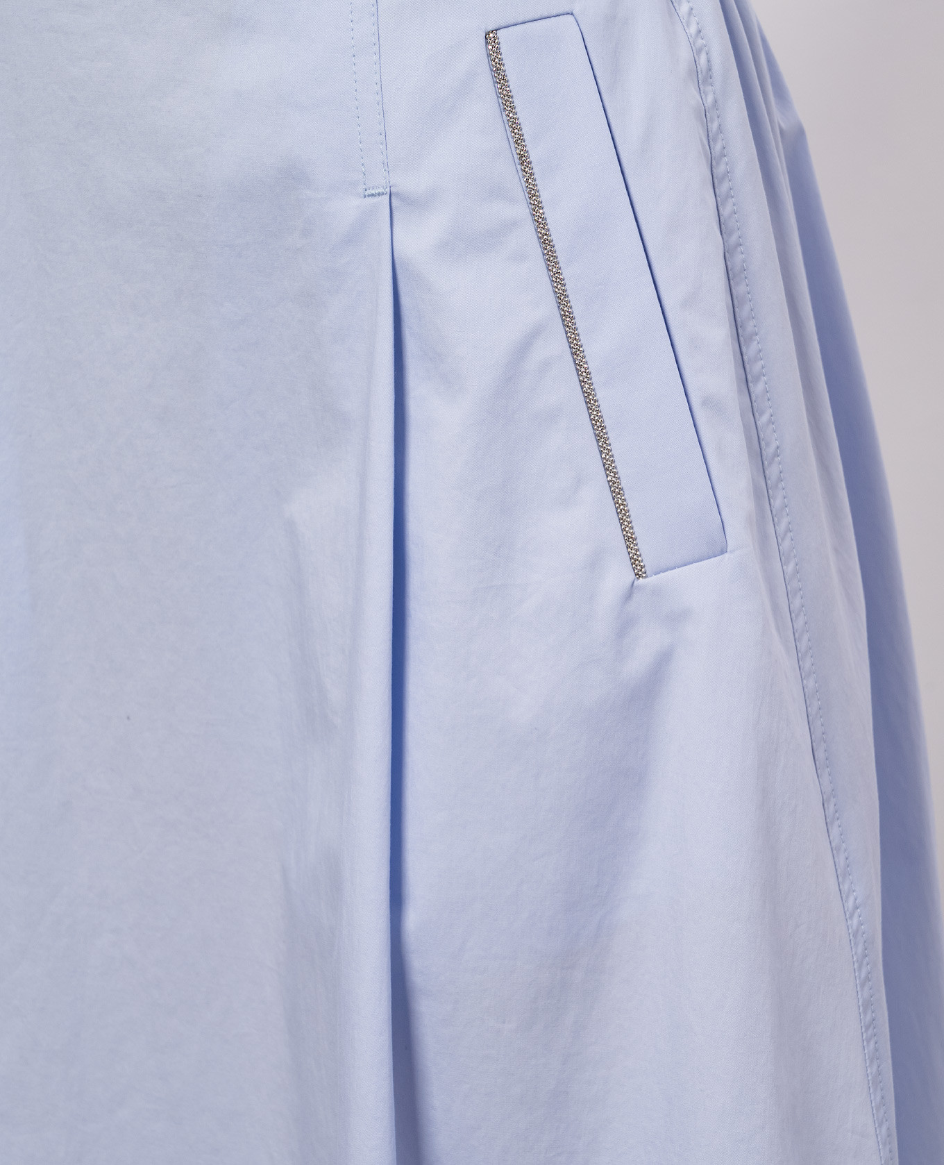 Blue midi skirt with monil chain Peserico 5