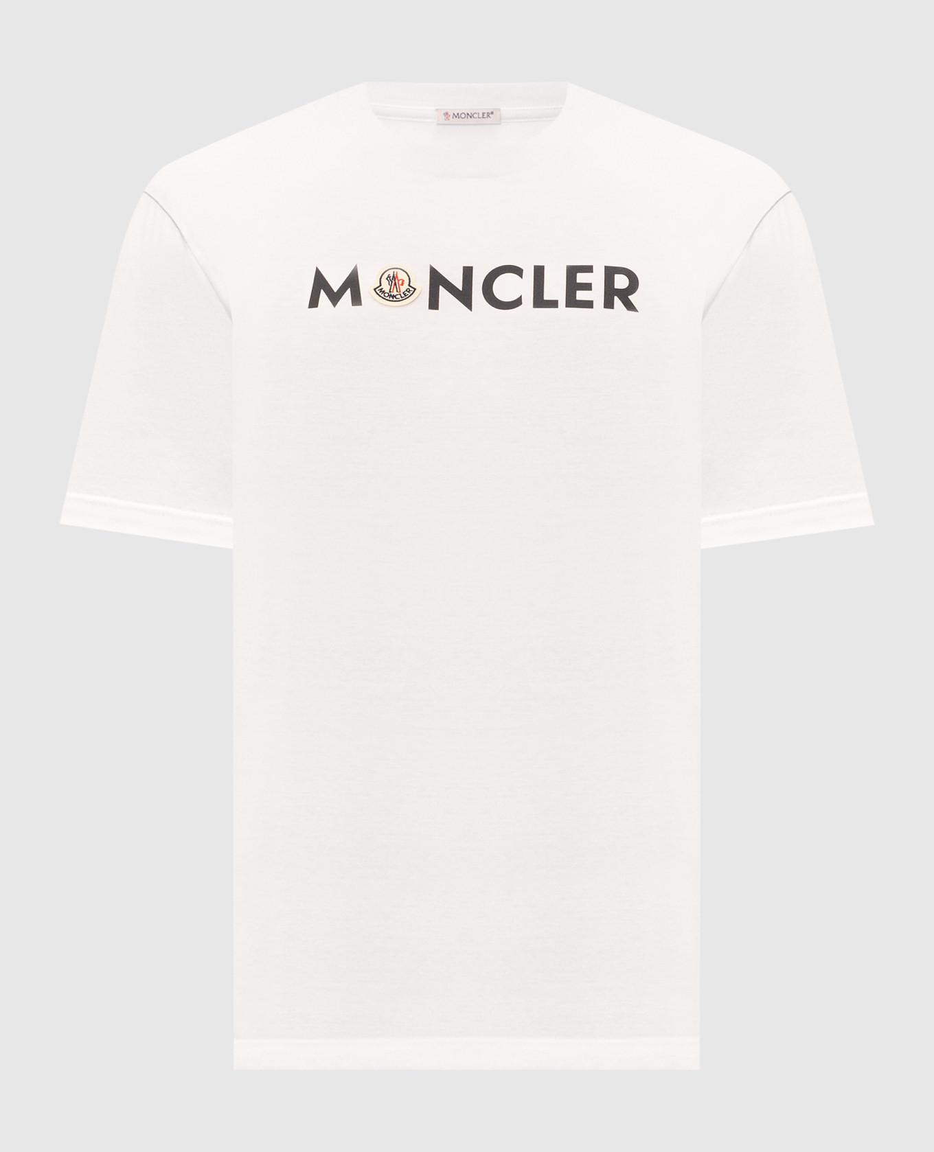 Ivory T-shirt with logo print