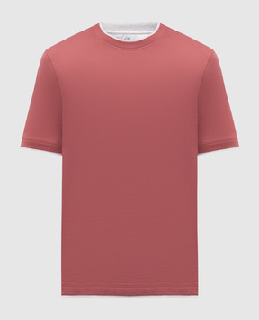 Brunello Cucinelli Pink layered T-shirt M0B137427