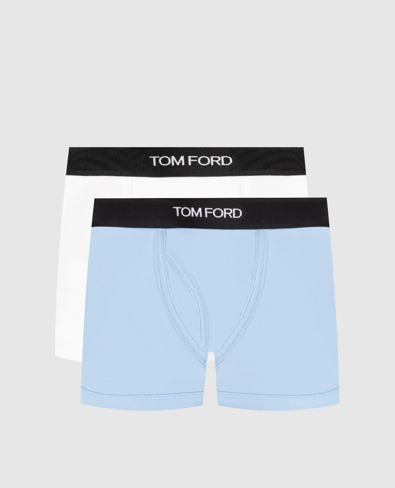 

Set of boxer briefs with logo pattern Tom Ford, White