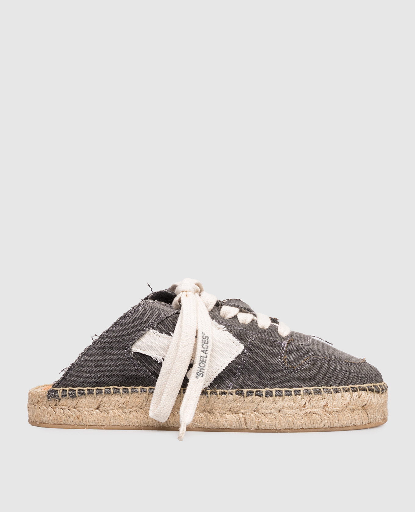 

Grey logo patch mules Off-White