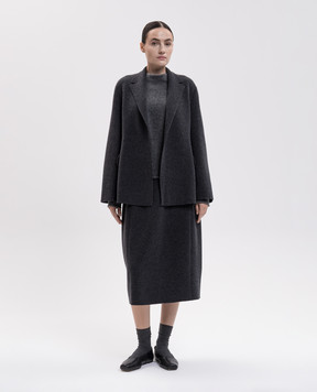 BOBOUTIC Gray jacket with wool and cashmere 5147
