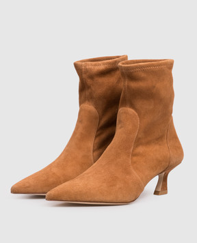 Stuart Weitzman Brown suede ankle boots VINNIE SM577