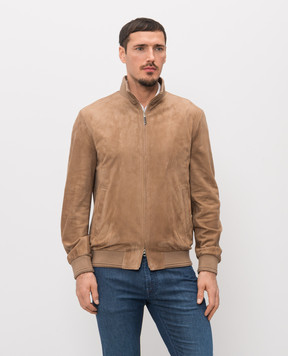 Stefano Ricci Brown suede jacket M7J5100290SUEJI3