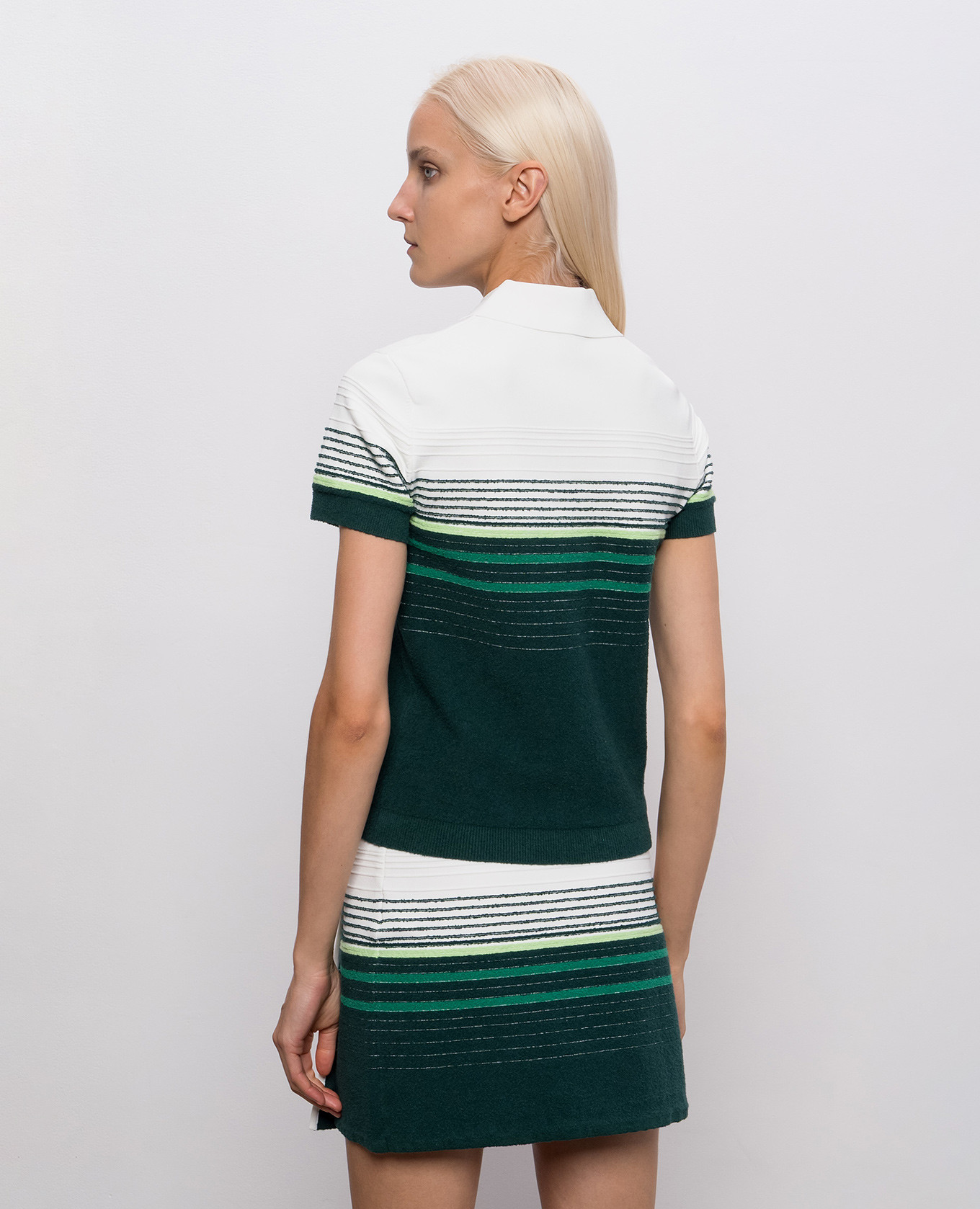 White striped polo shirt Casablanca 4