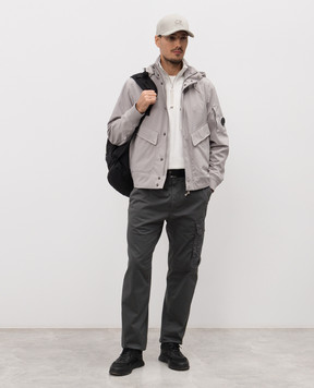 C.P. Company White jumper with logo MSS026A005086W