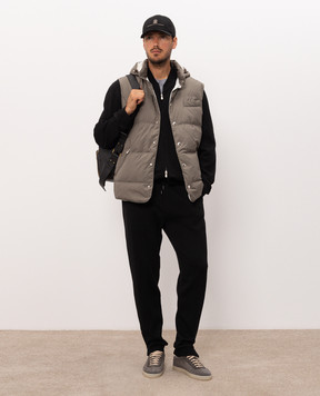 Brunello Cucinelli Gray down vest MV4081628