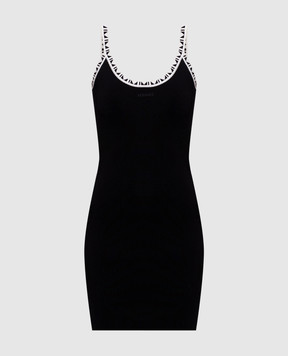 Versace Black mini dress with open back 10258341A18357