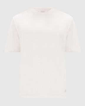 Agnona Ivory silk T-shirt TT11U3YY2077
