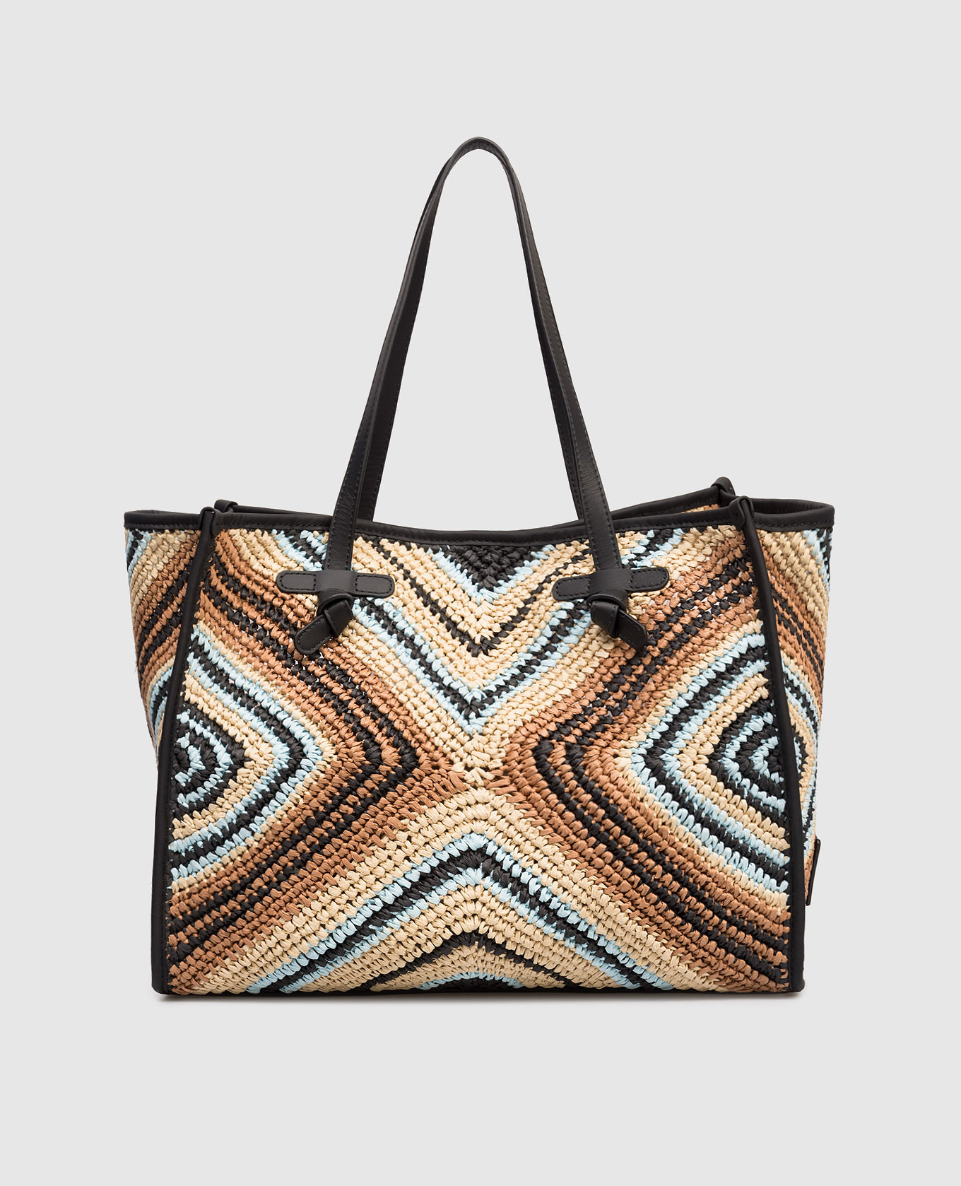 

Marcella woven logo tote bag Gianni Chiarini, White