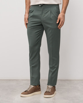 Enrico Mandelli Green wool pants GYM02B4531